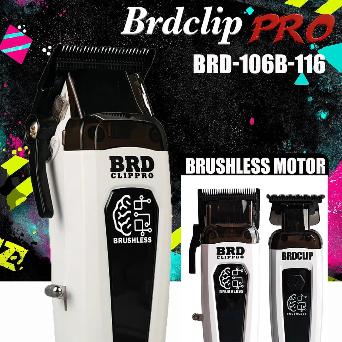 Professional BRDCLIP Set for Smooth Cutting, Brushless Haircuts, Cutting Machine