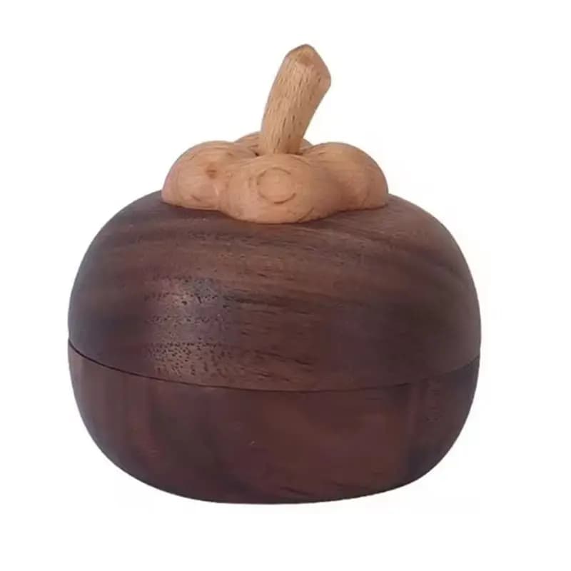 ABHI-Exquisite Mountain Bamboo Shape Wooden Essential Oil Diffuser - Solid Wood Fragrant Desktop Aroma Ornament