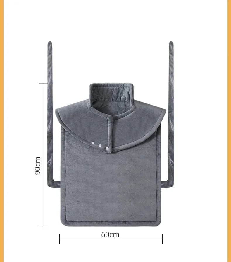 Tappetino riscaldante elettrico con spegnimento automatico Coperta lavabile calda invernale Scialle con impacco caldo per pausa pranzo in ufficio