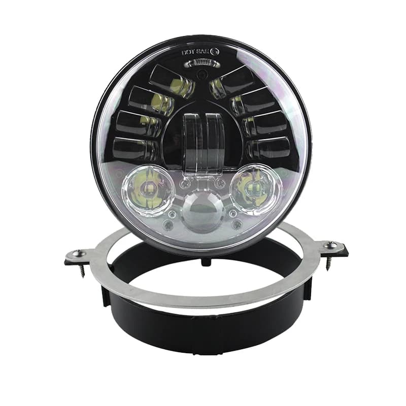 Faro LED per proiettore moto da 5,75 pollici con staffa per Honda VTX 2002-2008 VTX 1800 VTX 1300