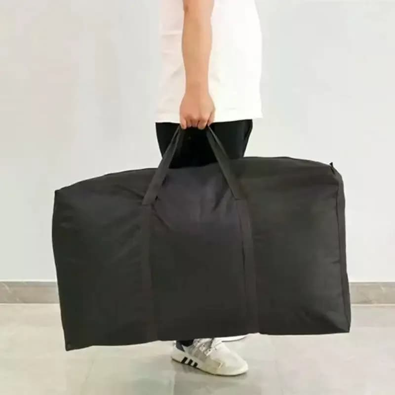 Cubi in Tessuto Non Tessuto 80*48*25cm, Borsa per Stoccaggio Domestico, 1 Pezzo, Extra Large, Impermeabile, per Traslochi, Lavanderia e Shopping