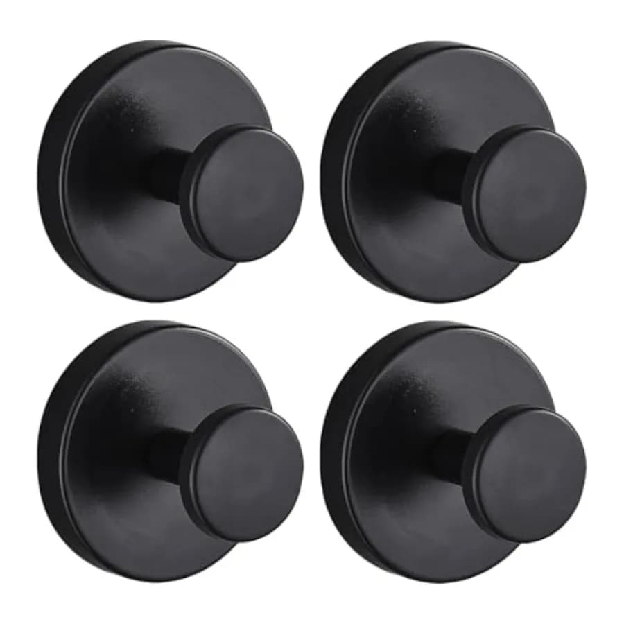 Suction Cup Hooks for Shower, Over The Door Hooks and Towel Hooks for Hanging up to 15 Lbs Hooks for Bathroom, Kitchen, Glass,