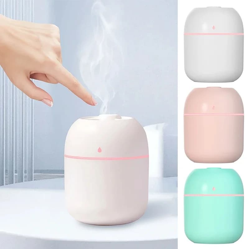 Umidificatore per auto USB Elettrico Fragranza Diffusore di aromi Purificatore di oli essenziali Mini umidificatore muto per auto Casa Camera da letto