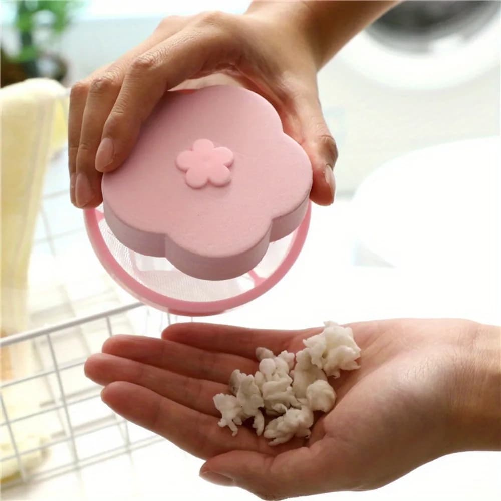 1 Styles Laundry Hair Collector and Pet Hair Remover Set - Reusable Mesh Bag for Washing Machine, Floating Cotton Wrap Collector, Ideal for Christmas/Halloween Gifts