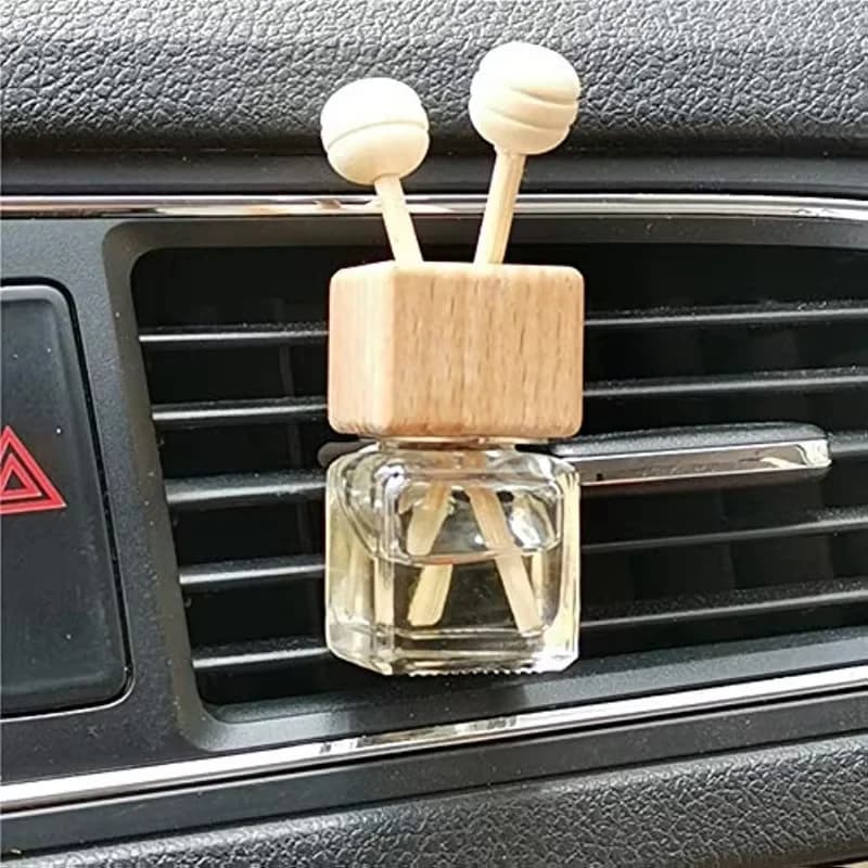 Flacone Vuoto, Bottiglia Vuota per Diffusore di Oli Essenziali Purificatore d'Aria per Auto, Bottiglia per Diffusore di Profumo per Auto Ornamento per Aromaterapia