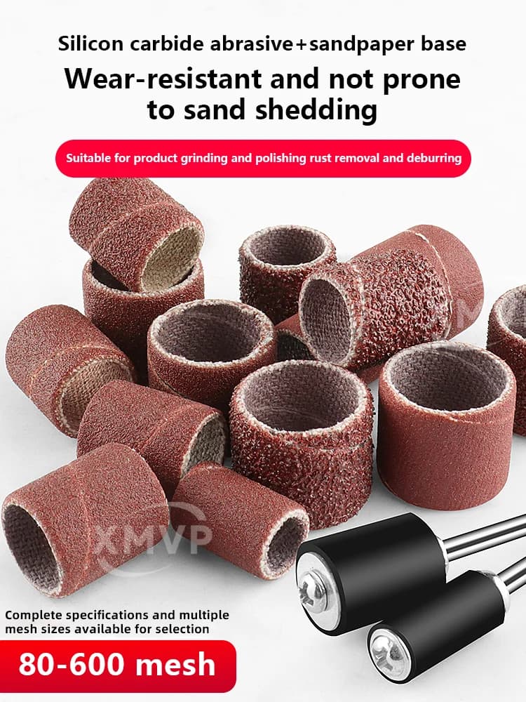 Molature head, wood and metal rust removal, grinding and polishing tools, small sandpaper grinding wheel, electric grinding wheel for nail art