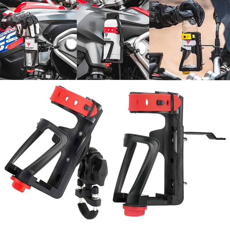 Portabottiglie Regolabile per Bevande e Acqua per Moto BMW R1200GS ADV R1250GS F800GS F900GS F850GS R1300GS R1300RT