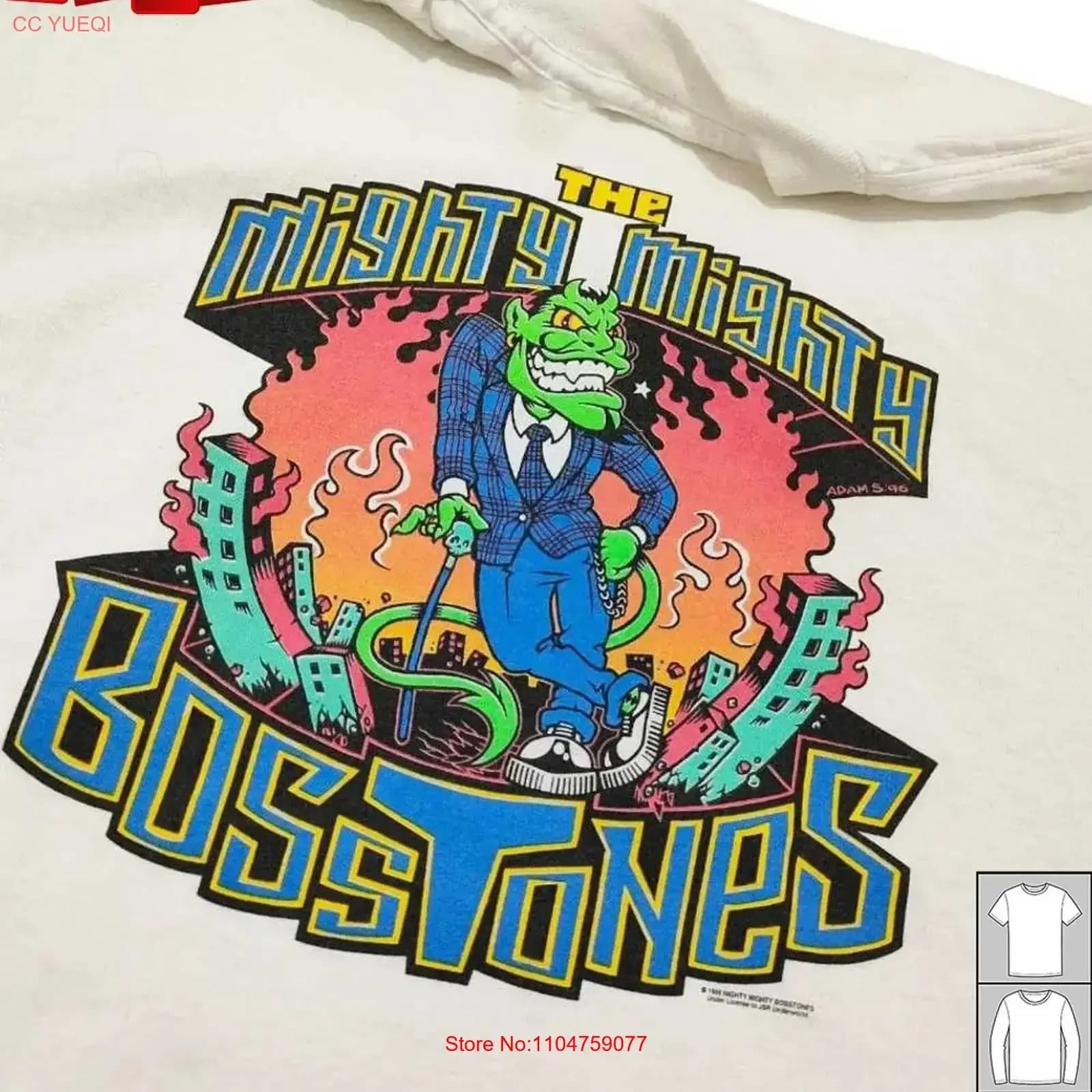 Nuova Popolare Maglietta THE MIGHTY BOSSTONES per i fan S-5XL JJ598 vintage lavata traspirante casual di design versatile