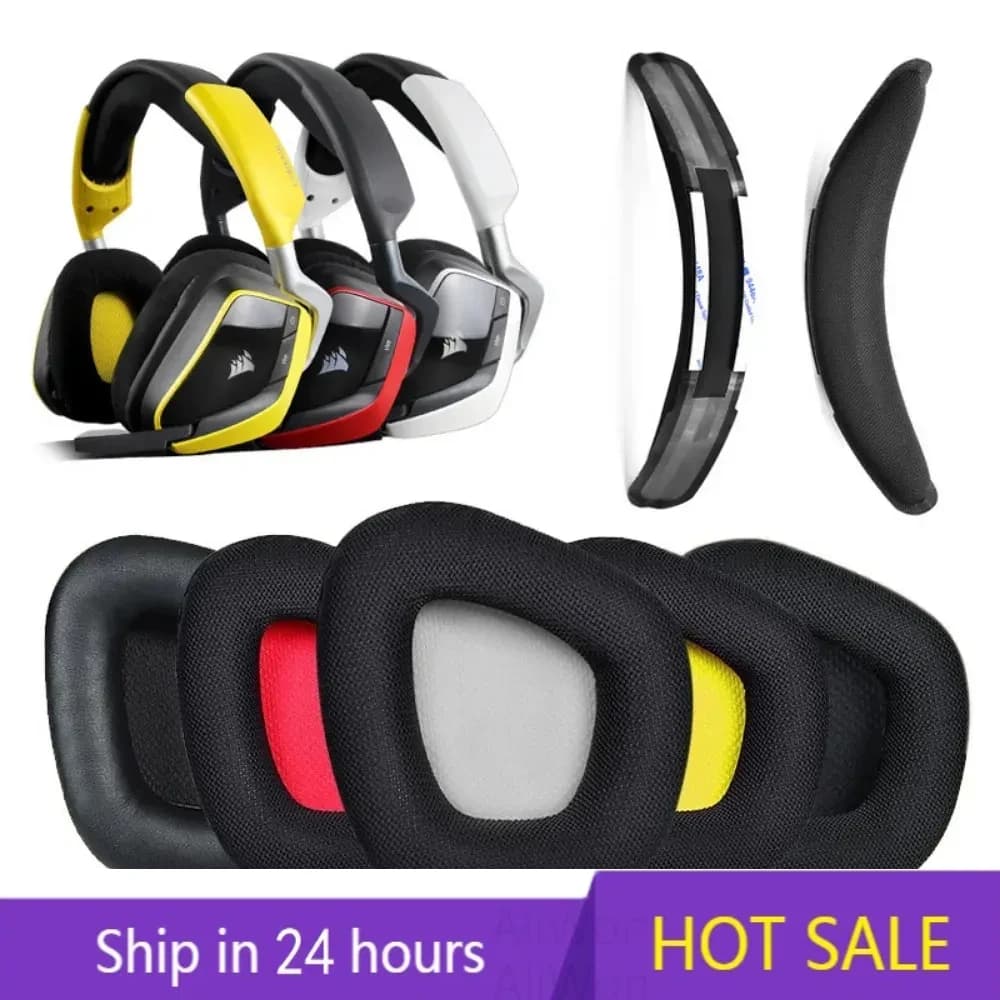 Replacement ear cushions Memory foam ear cushion for Corsair Void PRO ELITE RGB Wireless gaming headphones Earrings Earring cushions