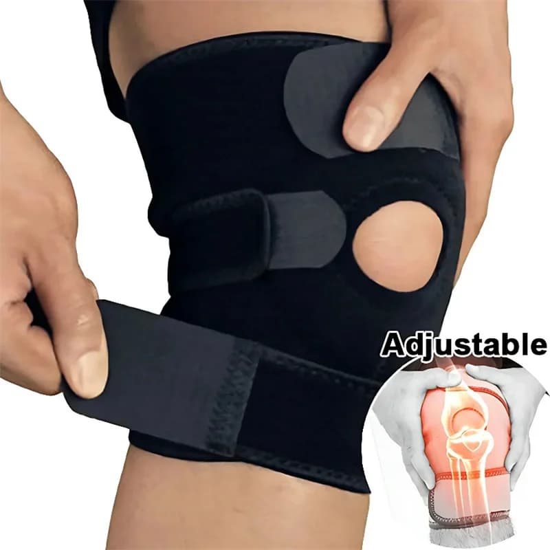 1pc adjustable knee brace breathable orthopaedic knee brace support for fitness mountaineering hiking and knee pain relief