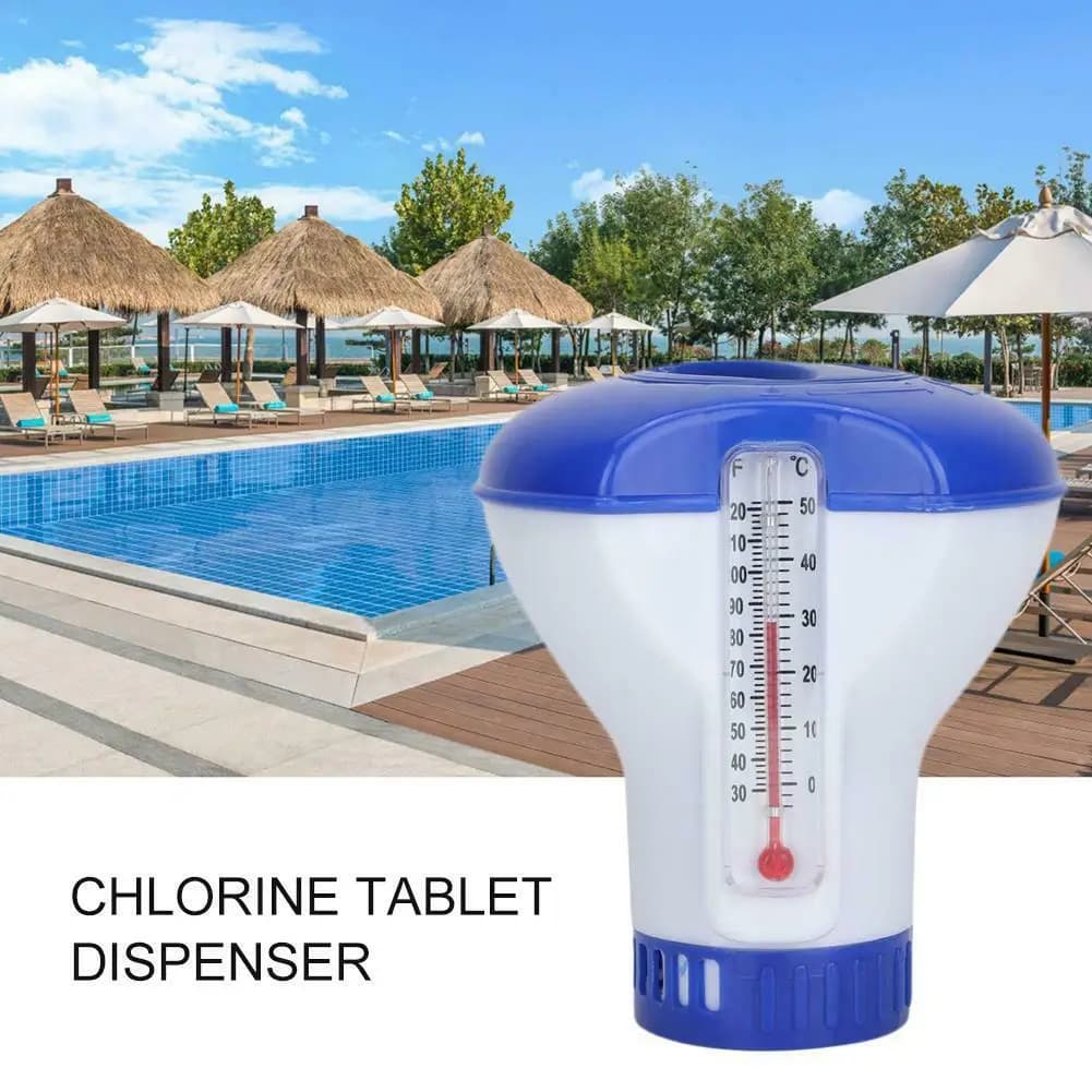 Disinfettante automatico per dispenser chimico per piscina, cloratore automatico per piscine fuori terra, trattamento dell'acqua
