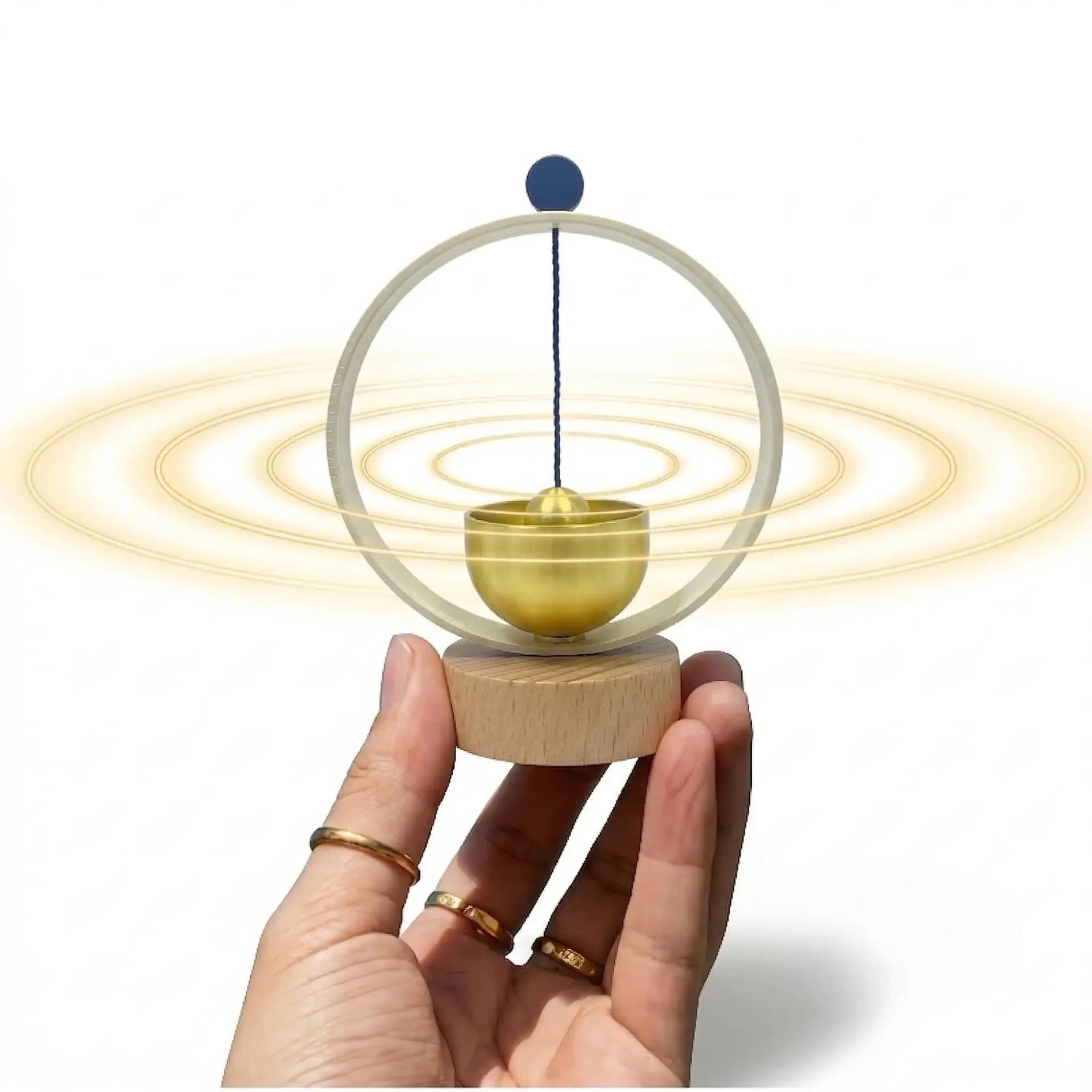 1Pc Singing Bowl Yoga Wind Chime Sound Therapy Bowl Handmade Copper Meditation Device Copper Chime Bowl Calming Sound Round
