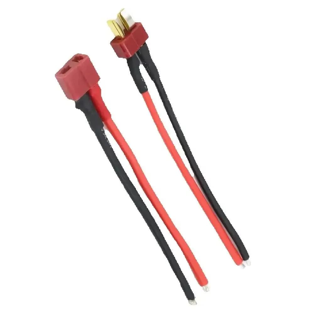 Connettori T-Plug Maschio e Femmina Deans con Cavo in Silicone 14AWG per Auto RC, Aerei, Elicotteri, Barche