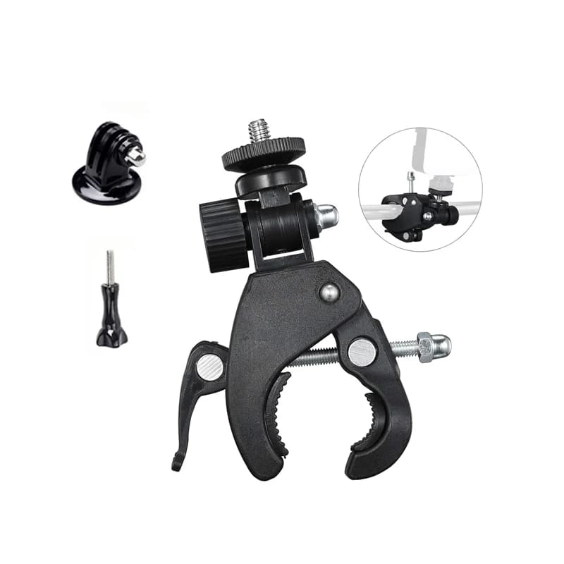 Bike and Motorcycle Handlebar Support for Insta360 GO Ultra Ace Pro 2, Compatible with GoPro DJI Action 6 Nano and Action Camera Accessories