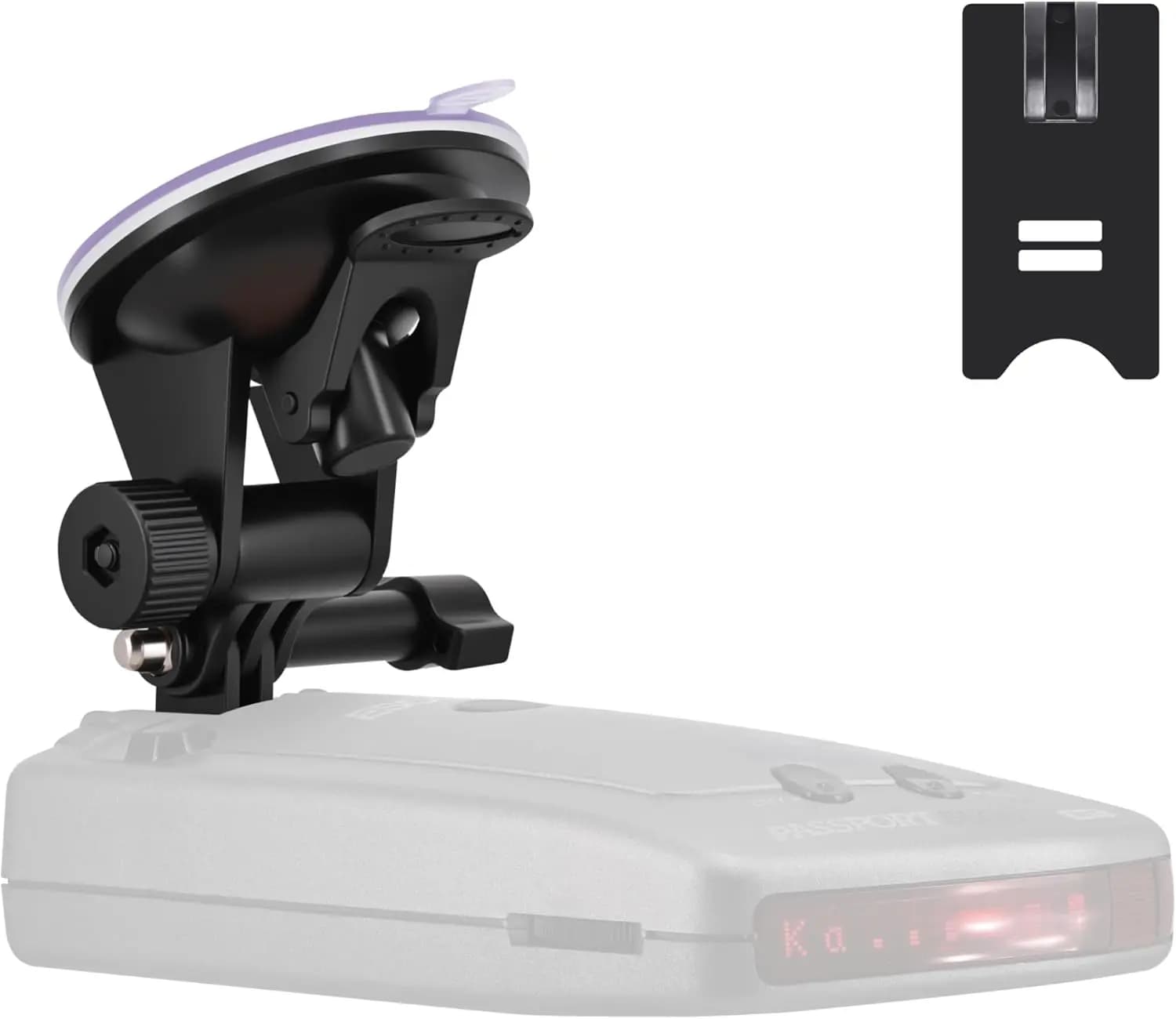 Supporto per Parabrezza per Rilevatore Radar Escort - Supporto a Ventosa per Escort Passport 9500 8500 7500 X80 X70 Solo S3 S4/STi/Redline