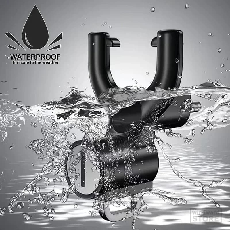 Aluminum Alloy Lacquer High Load Bike Electric Bike Helmet Lock 2 Keys Hook for Anti-theft helmet for Bicycle Handlebar