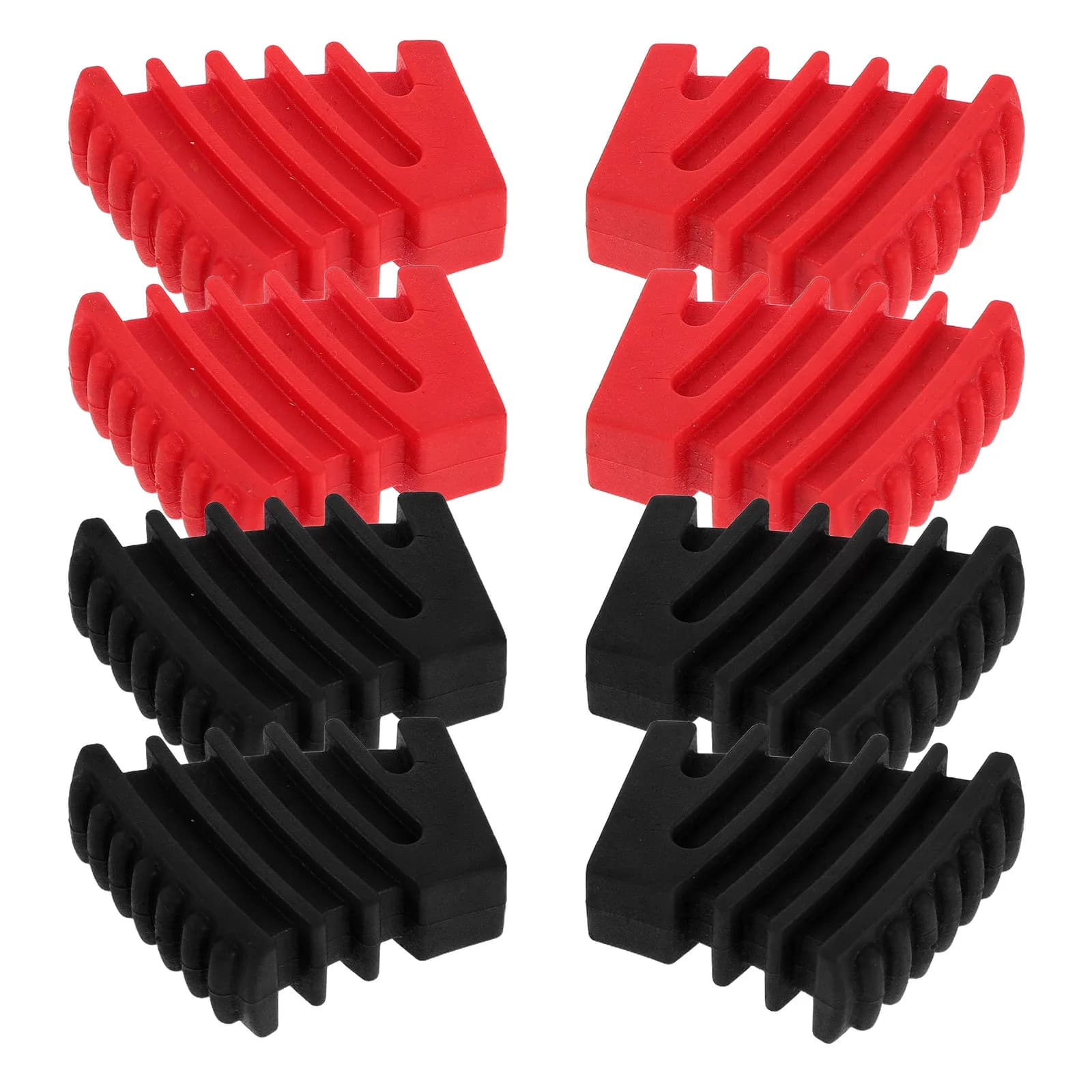 Drum Rack Foot Pads 4 Pack Anti Slip Shock Absorbing Plastic Protectors for Percussion Stand Accessories