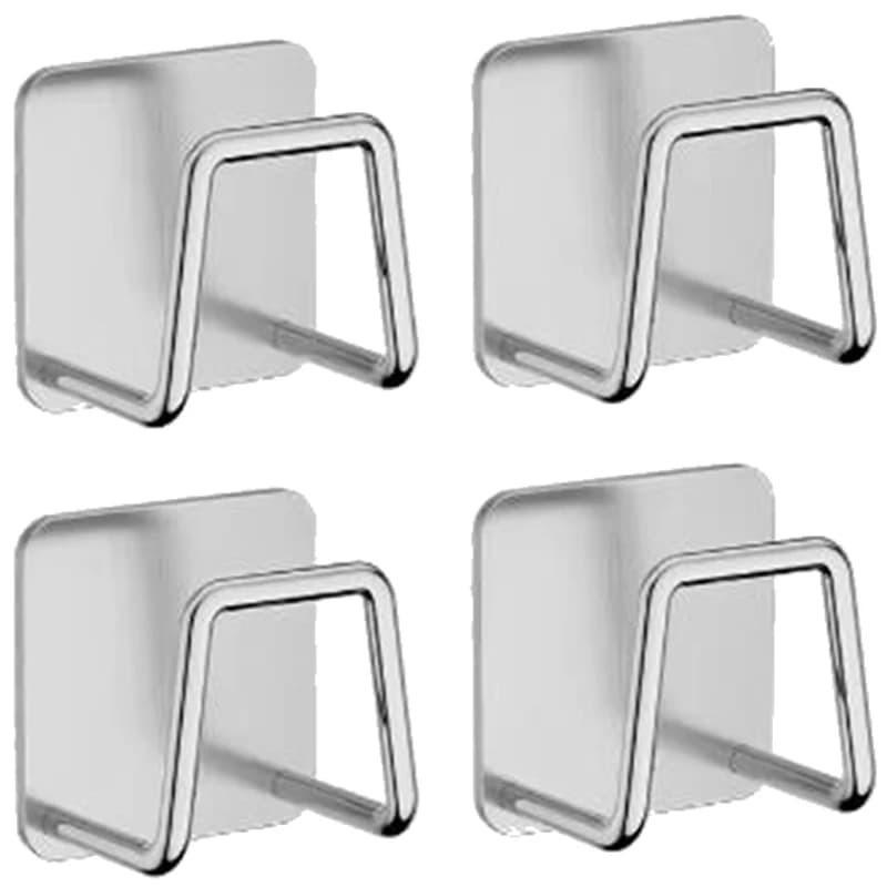 Wall Mounted Scale Storage Rack No Trace Adhesive Bracket Space Saving Weight Scale Holder Organizer For Bathroom Gym Household