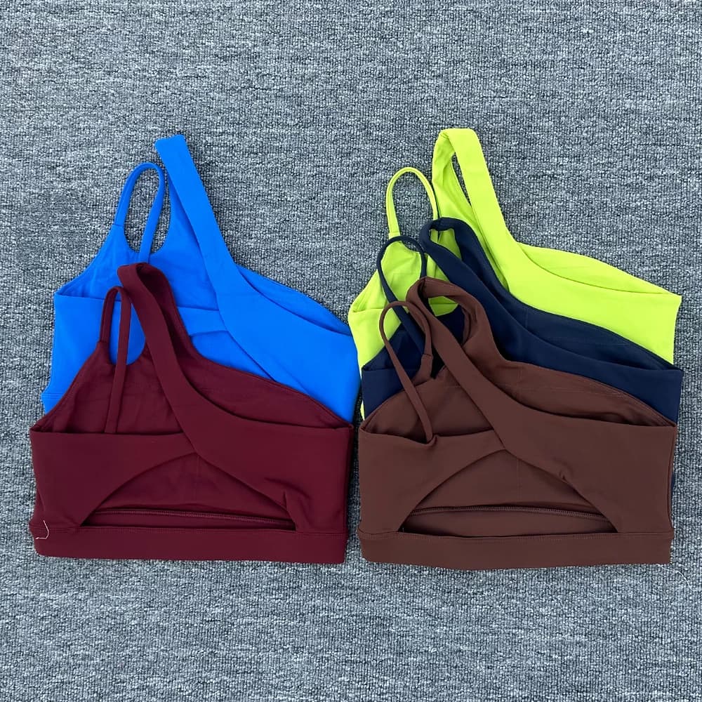 Women's Sports Bra Shocked Beautiful Back For Women's Intimo Sports Gym Spalline Oblique Women's Fitness Yoga Bra Running