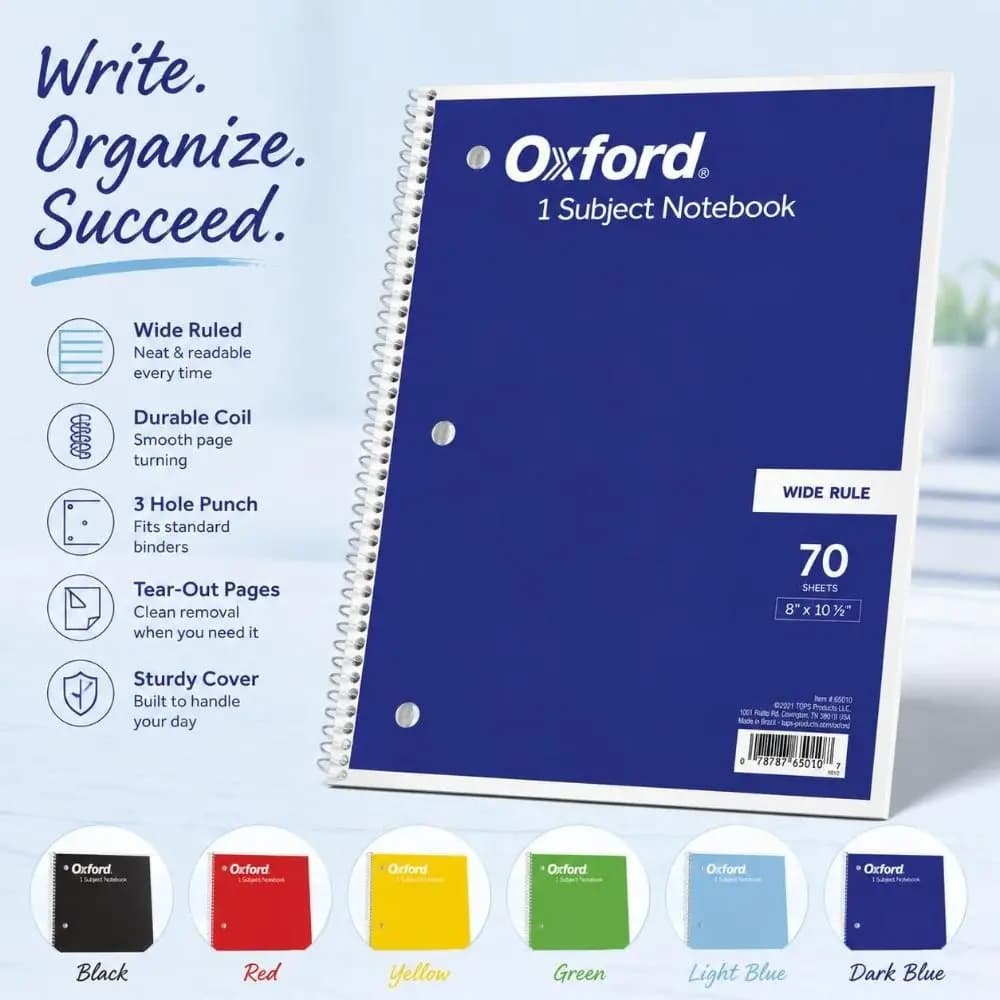 4Pcs Thickened Notebook Horizontal Line Inner Page 70 Sheets Notepad Flip Over Design Time Management Diary Weekly Planner