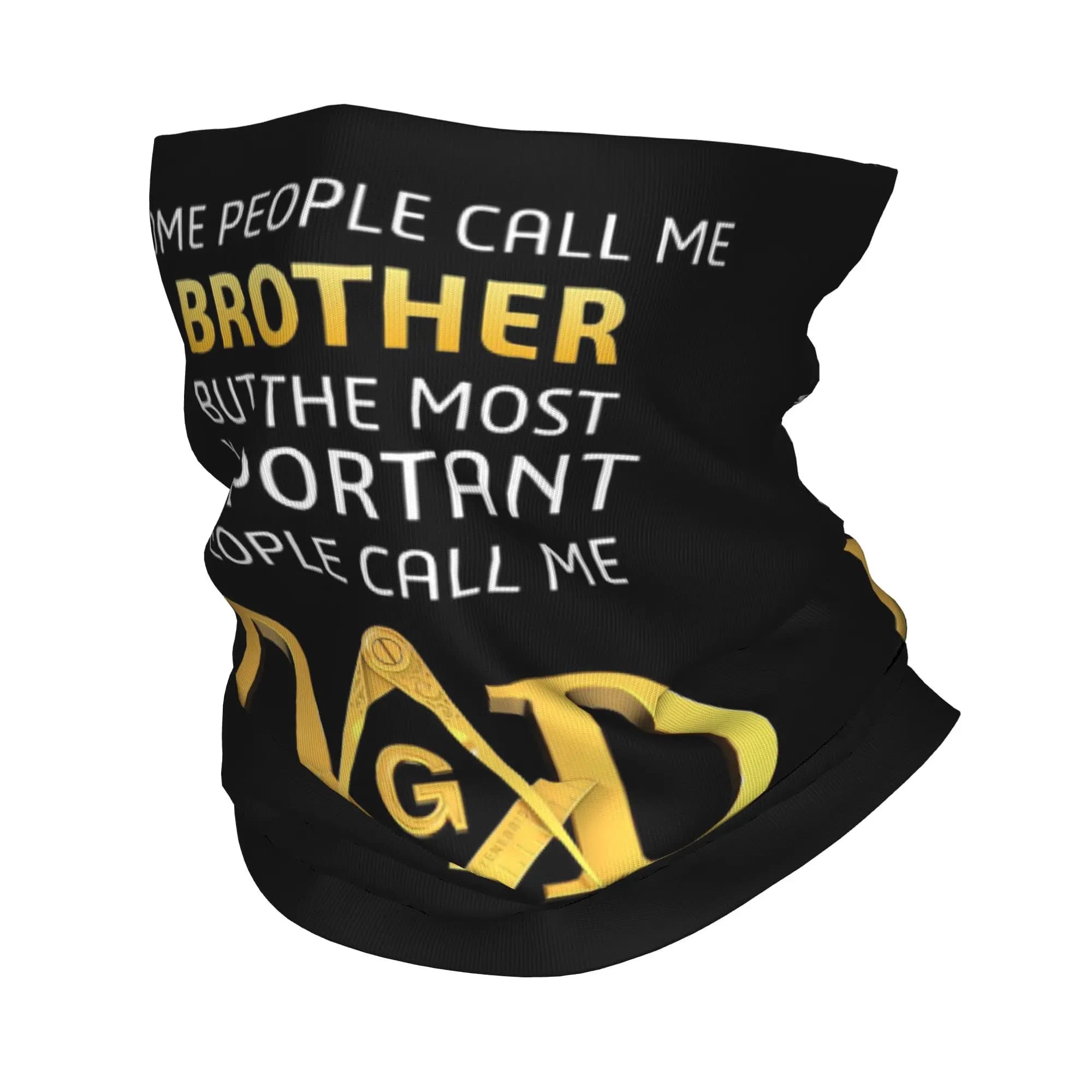Bandana Massonica Freemason Some Call Me Dad Fathers Day con Motivo Quadrante e Compasso, Sciarpa Maschera Stampata, Maschera per il Viso, Ciclismo