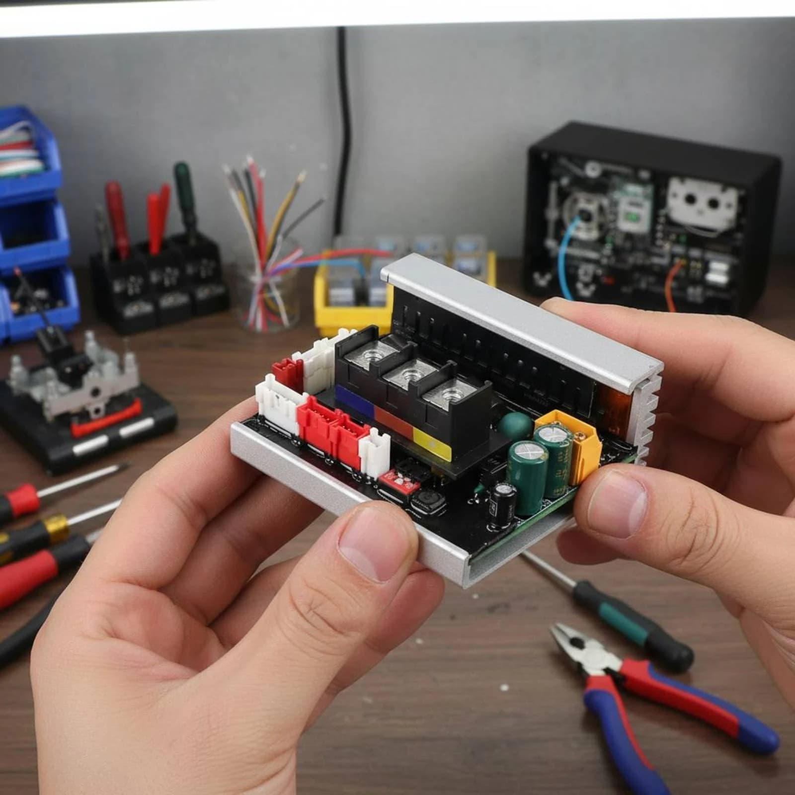 E2 Pro Controller Board Long-Lasting Electric Scooter Controller Vehicle Part Heat Dissipation for DIY Repairers