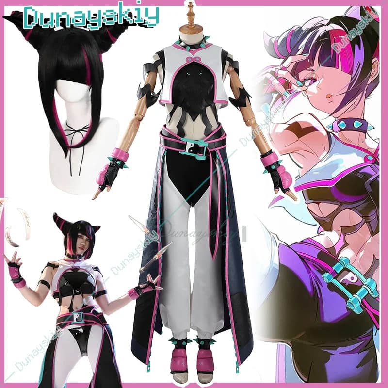 Overwatch Kiriko Cosplay Accessori uniformi in pelle PU Donna Carnevale di Halloween Gioco di ruolo