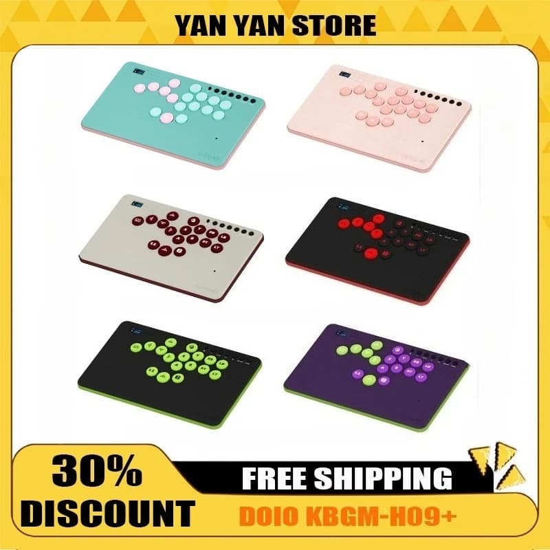 Doio Kbgm-H09 Plus Hitbox Steam Switch Pc Multi-Key Gamer Tastiera Tastiera meccanica in lega di alluminio Tipo-C Supporto Ps 4 5