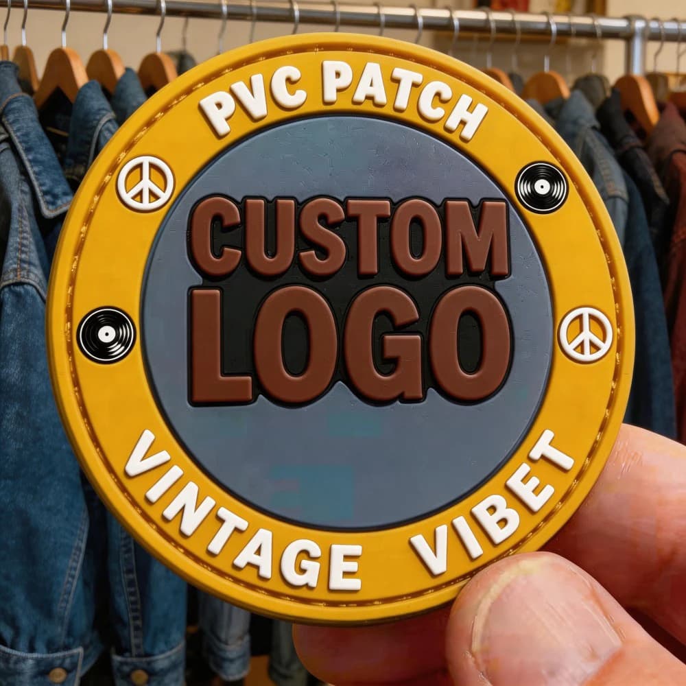 Patch Personalizzate in PVC 3D e Gomma Morbida Impermeabili da Cucire per Moda