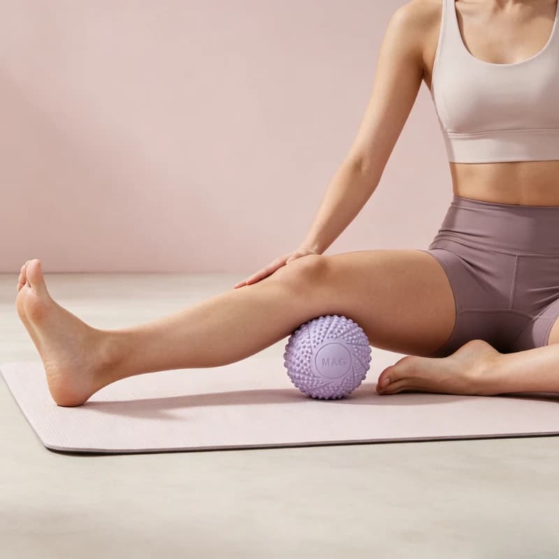 Set di Palline per Massaggio Yoga: Palla Riccio Spinoso e Palla a Nocciolina per Sollievo Muscolare del Piede, Strumento per Massaggio Plantare e Arco Plantare per Fitness Domestico