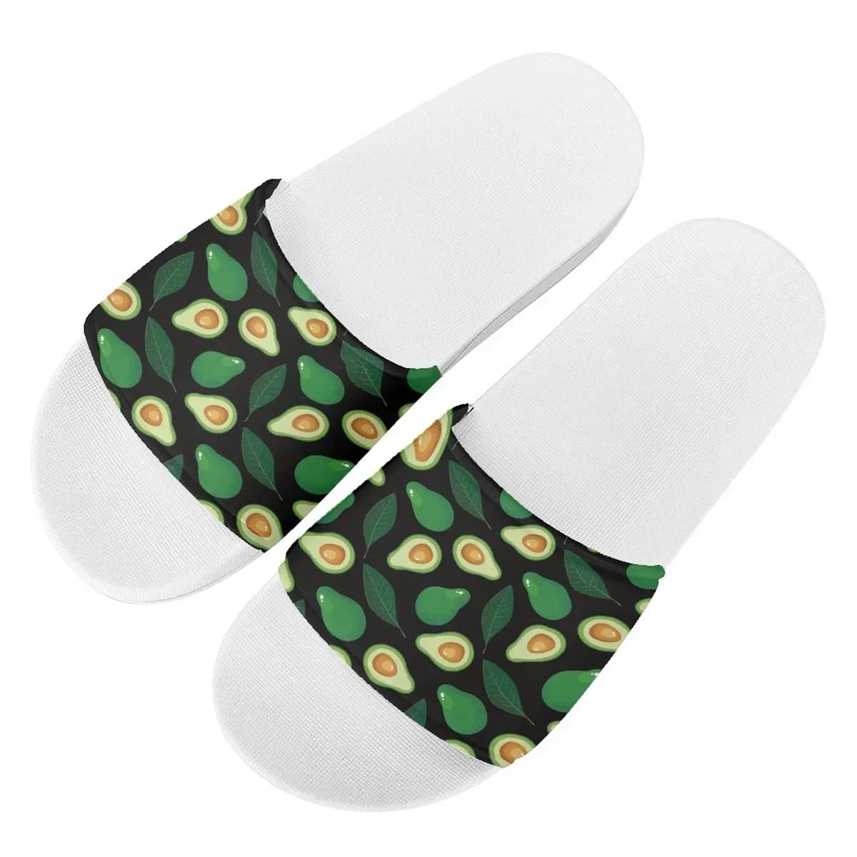 Women's and Men's Avocado slippers, Infradito Beach, Lightweight and Casual, Breathable Sandals for Ladies