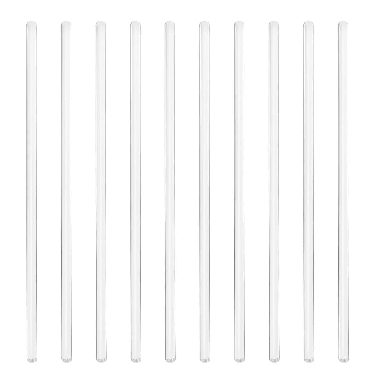 10PCS Glass Stirring Rod Beverage Stir Stick Stirrers Coffee Swizzle Sticks Mixer Rods for Stirring Beverages Cocktails Drinks