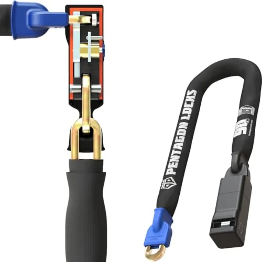 Lucchetto a Catena per Bicicletta - Serratura Magnetica Brevettata Antifurto per Bici, E-Bike, Scooter e Moto