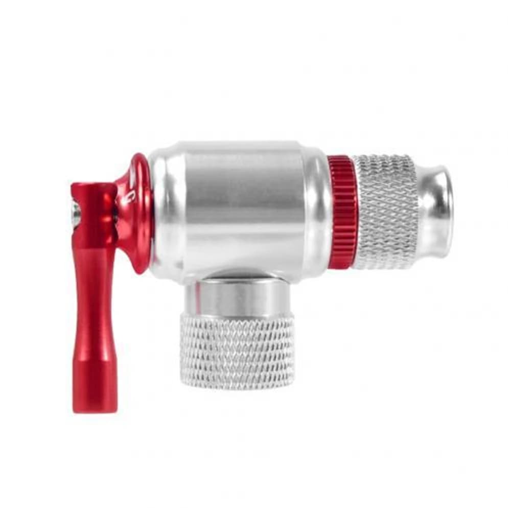 Pompa Portatile per Bicicletta, Accessori per Mountain Bike, Adattatore per Bombola CO2, Gonfiatore Rapido per Emergenze