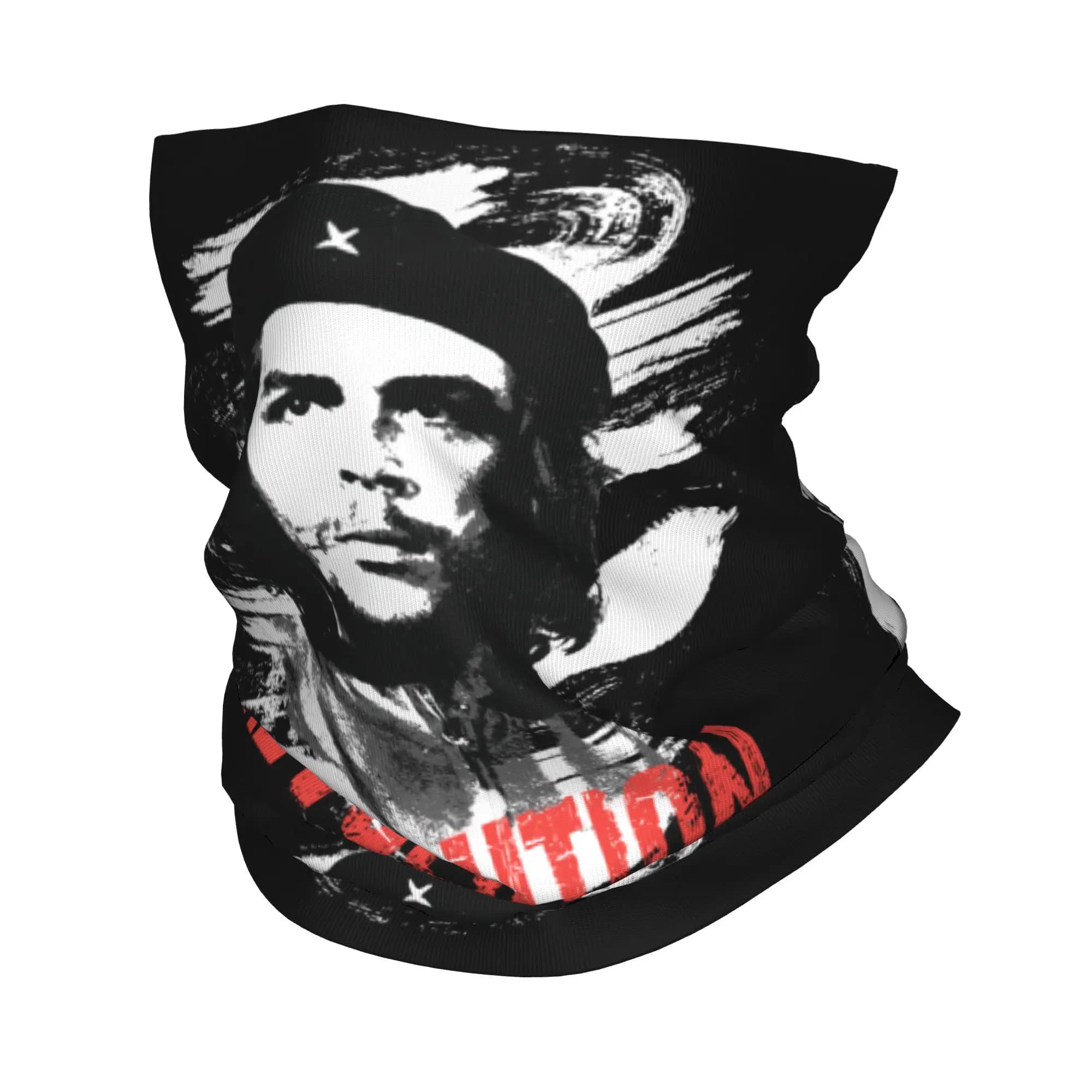 Custom Che Guevara Revolution Bandana Neck Warmer Men Women Winter Ski Tube Scarf Gaiter Cuba Cuban Socialism Freedom Face Cover