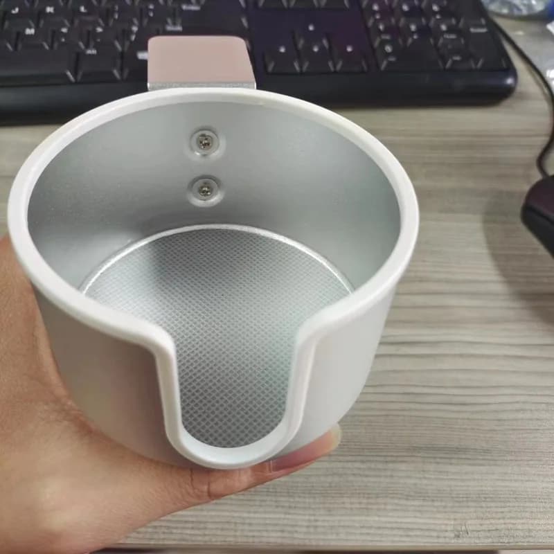 Multifunctional Desk Cup Holder 360° Rotating Headphone Hanger Aluminum Alloy Japanese Style Headset Stand Organizer
