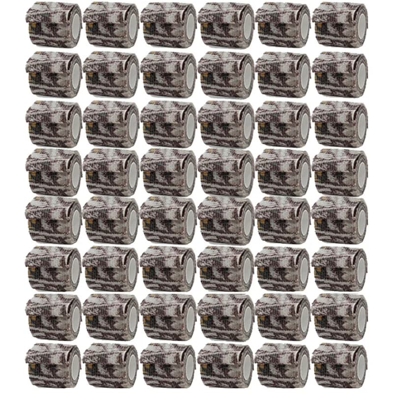 1-48 Pezzi Benda Elastica Adesiva Bionica Mimetica per Sport, Nastro Elastoplast per Supporto Ginocchio, Dita, Caviglia, Palmo