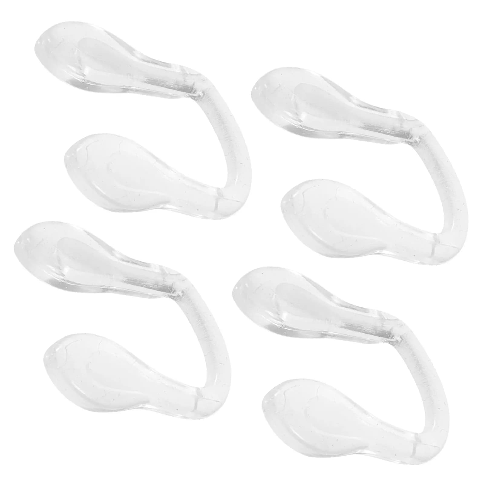 4 Pezzi Ponte Nasale Flessibile per Occhiali, Cuscinetto Morbido Non Irritante, Presa Stabile per Occhiali da Sole e Montature Complete, Kit di Riparazione