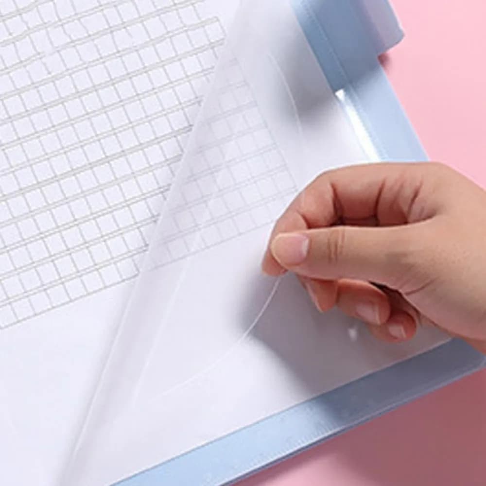 Cartella di file espandibile a 8 tasche A4 con appunti Organizzatore di file Borsa per documenti portatile multistrato Fatture contrattuali