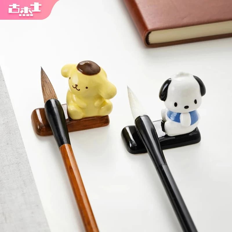Porta Bacchette in Ceramica Sanrio, Kawaii Pochacco Gudetama KeroKero Keroppi, Portapenne, Porta Utensili da Tavola per Casa e Ristorante