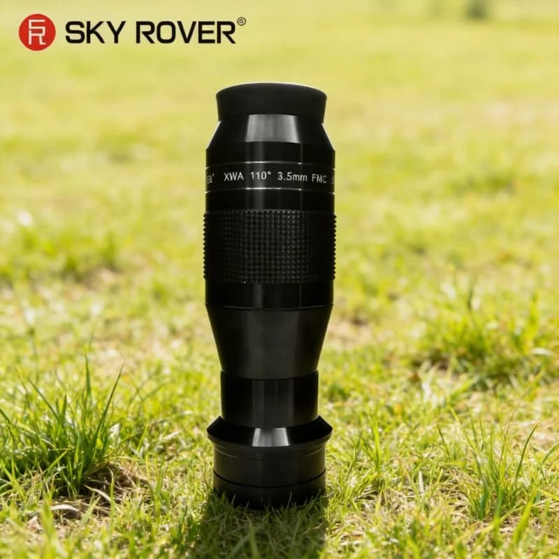SkyRover XWA Oculare per Telescopio Ultra Grandangolare 3.5mm 110 Gradi 1.25 pollici/2 pollici per Osservazione delle Stelle e degli Uccelli