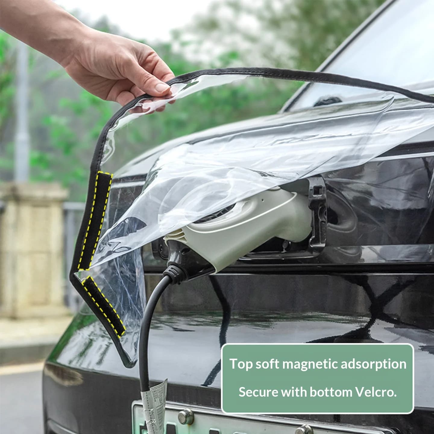 Copertura Impermeabile per Pistola di Ricarica Auto Leapmotor B10 C10 T03, Protezione Antipioggia per Veicoli a Nuova Energia