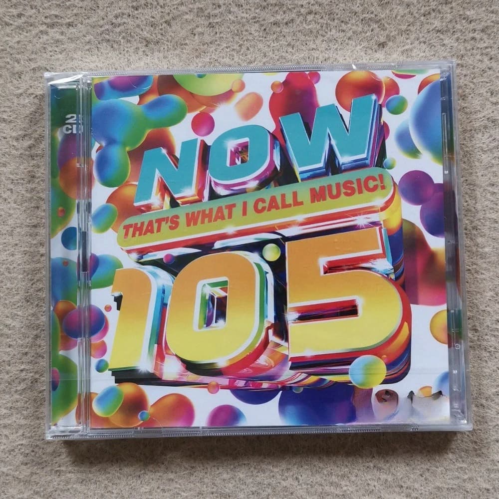 Various Artists NOW 105 CD 2020 Collezione Pop Hits Doppio Disco Chart Toppers Dance Party Mix Nuovo Album Compilato Sigillato