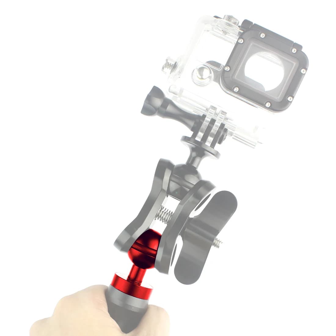 2 pcs 1'''Adapter A Sfera from 1/4 to 3/8 Hole Head Mounting for Gopro 13 12 Action Camera Photography Underwater Flash Staff