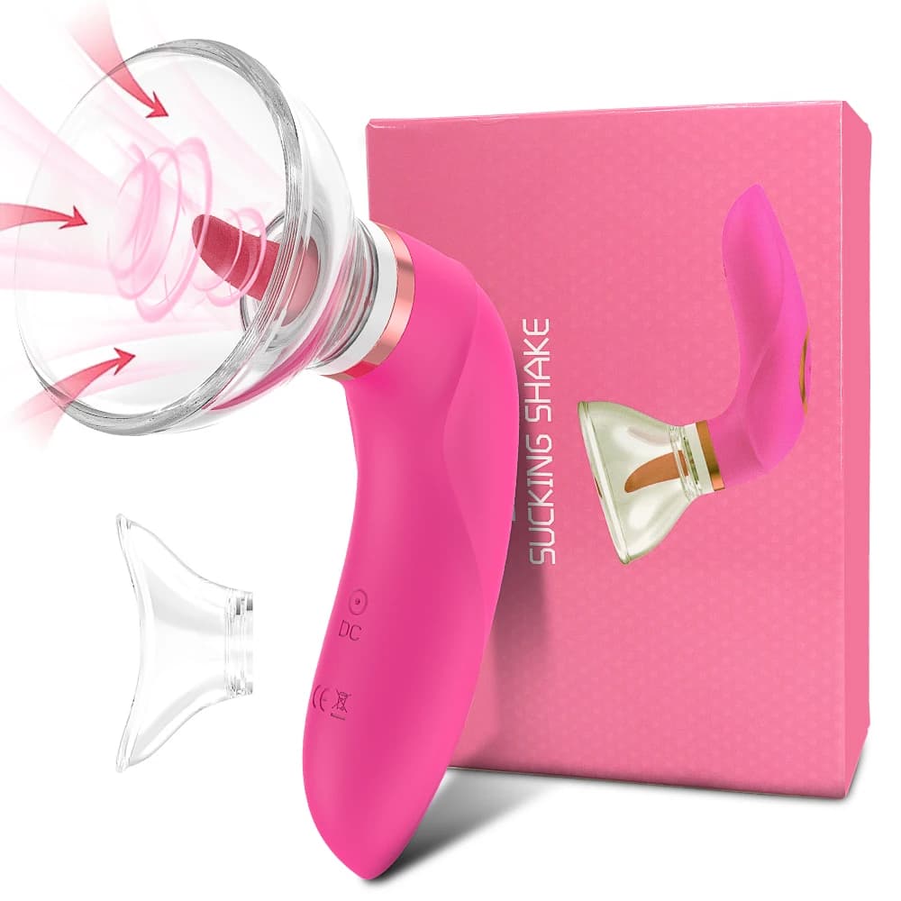 Clit Sucker capezzolo succhiare vibratore lingua leccare clitoride femminile stimolatore sottovuoto giocattoli del sesso orale per le donne masturbatori erotici