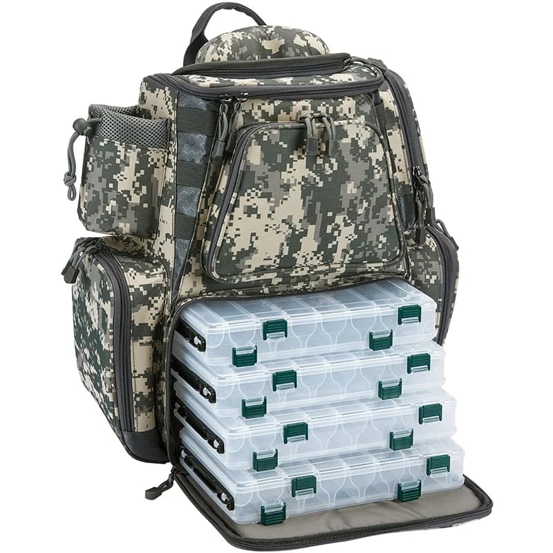Multifunctional bait bag fishing gear bag with waterproof and wear-resistant fly fishing wheel