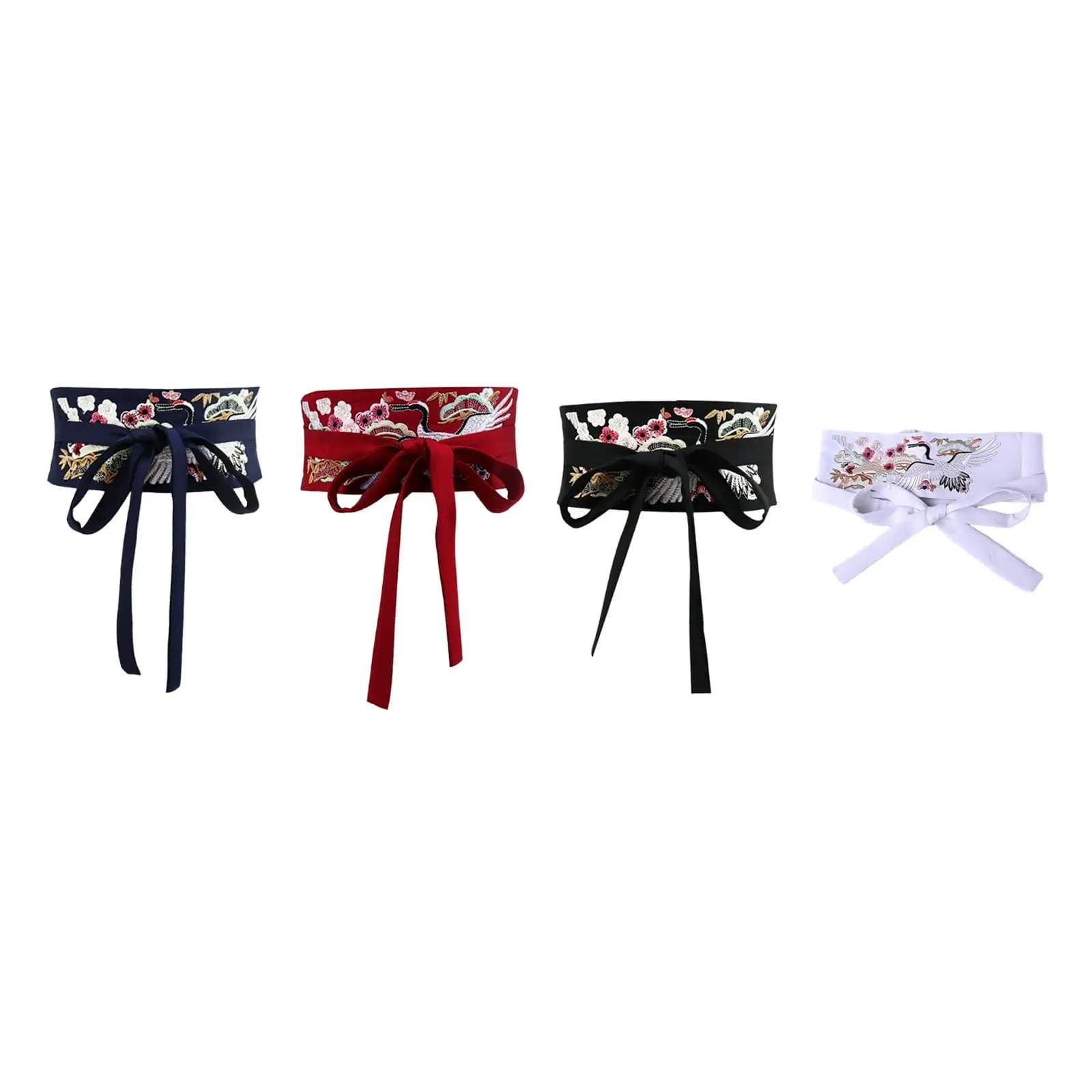 Women Obi Belt Decor Waist Band for Dancing Parties Dress Dance Performances
