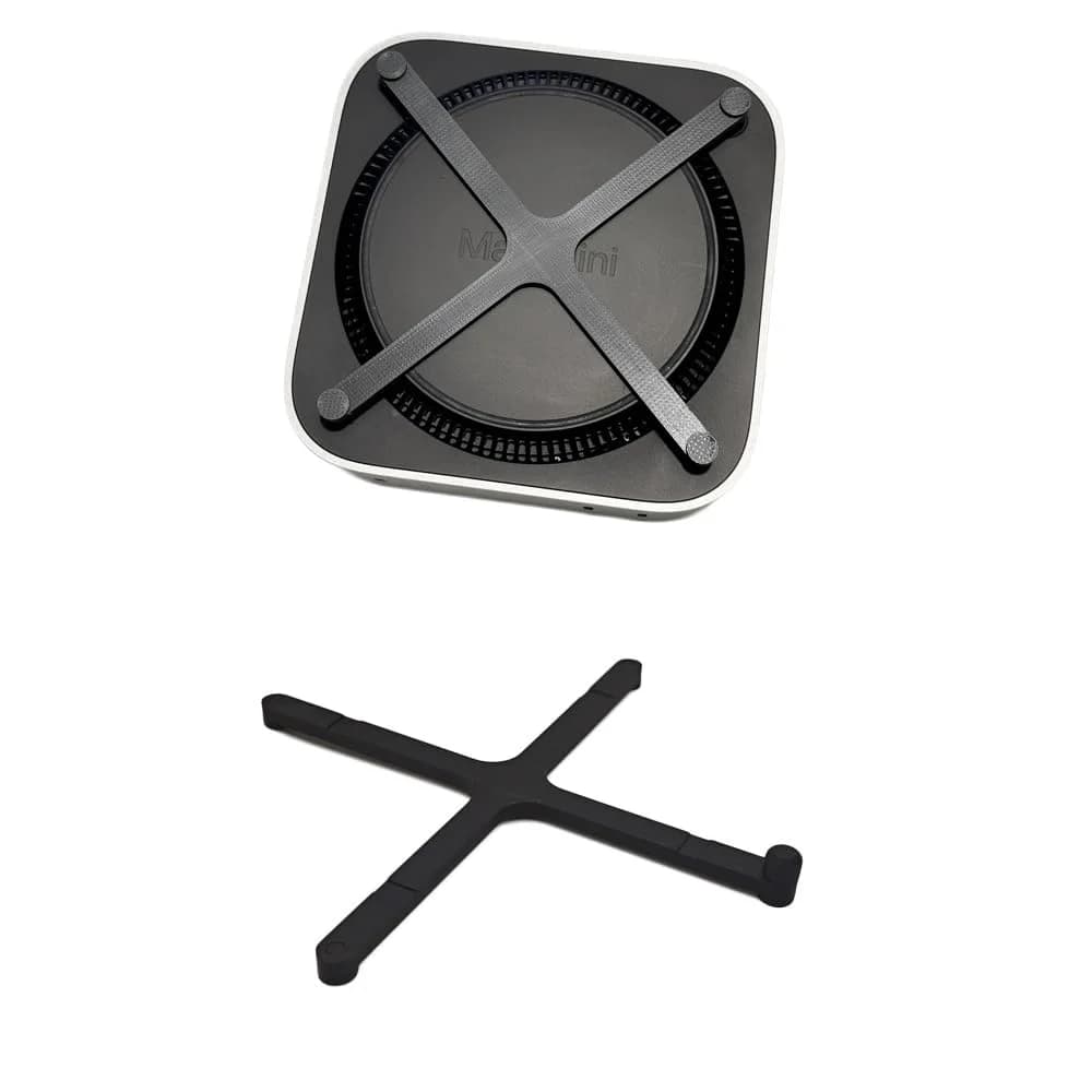 Supporto per pulsante di accensione per computer desktop 2024 Mac Mini M4 Staffa base di rialzo per stampa 3D per accessori per PC Mac Mini M4 Pro