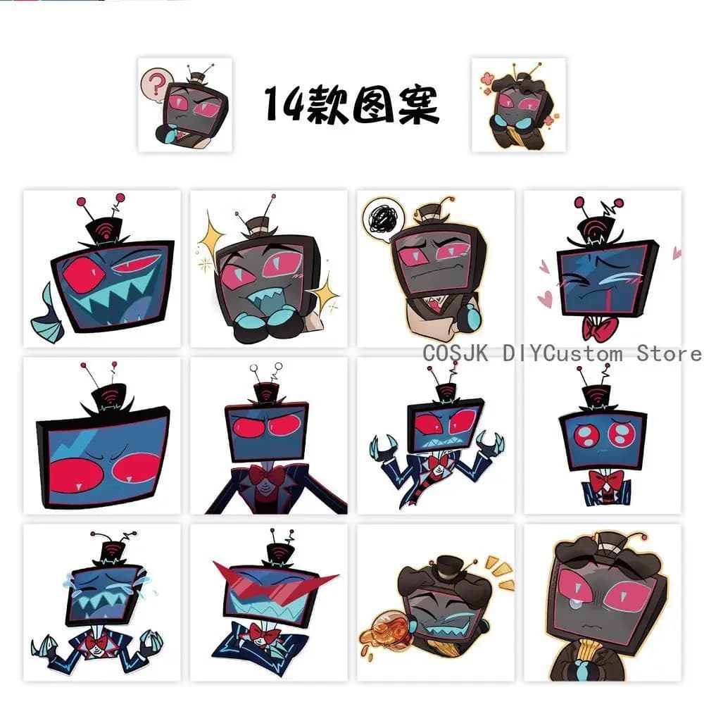 500 Pieces/Tool Stickers Vox Souls Q Version for Laptop Fa-da-Te Decoration, Envelopes, Scrapbook, Car, Moto, Student Gift