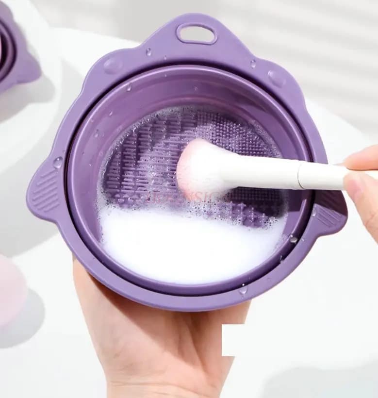 1 pcs Make-up Brush, Cleaning Bowl, Cleaning Soap, Tool Set, Beauty Blender, Cyprian Blow, Dry Cleaner, Air Dry Drying Network